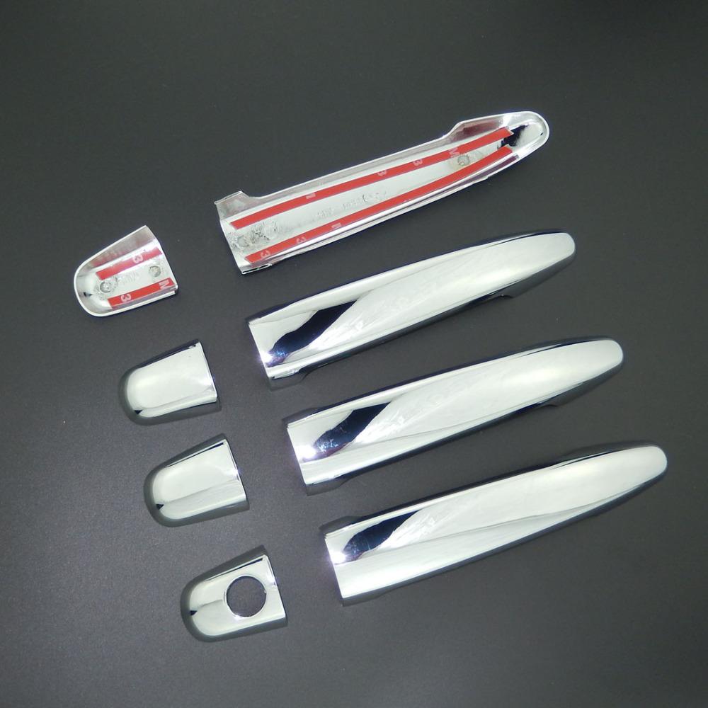 Для Lexus GX 470 J120 2003-2009 ABS Автомобильный Стайлинг Хромированная крышка боковой ручки двери Накладка и крышка дверной чаши 2004 2005 2006 2007