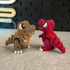 Образовательная сенсорная игра 3D-печатный шарнирный милый Тираннозавр Рекс Динозавр Фиджет-игрушка, Гибкий сустав, Креативные подарки для детей, Фигурка, Кусающий палец