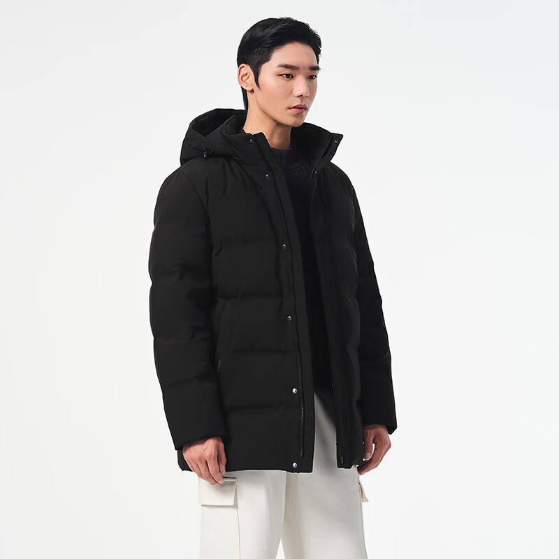 Tanboer Men's Loose Fit Business Casual Winter Down Jacket TF236507