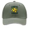 LemonThemed Baseball Cap  Lightweight Breathable Hat with Lemon Design Hand Washable Ideal for H Sandwich Baseball Cap