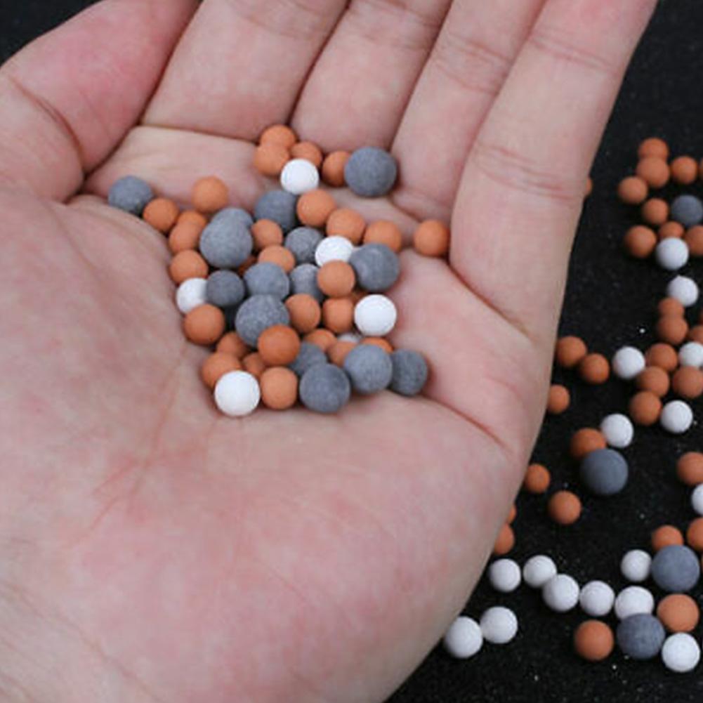 Фильтрующие камни для душевой головки Универсальные сменные шарики Анионная вода Энергия Ионы Керамика Минерал N O4V6