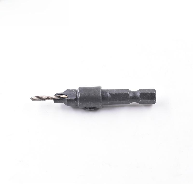 Набор зенковочных сверл по дереву из быстрорежущей стали с шестигранным хвостовиком – Интегрированная зенковка и развертка