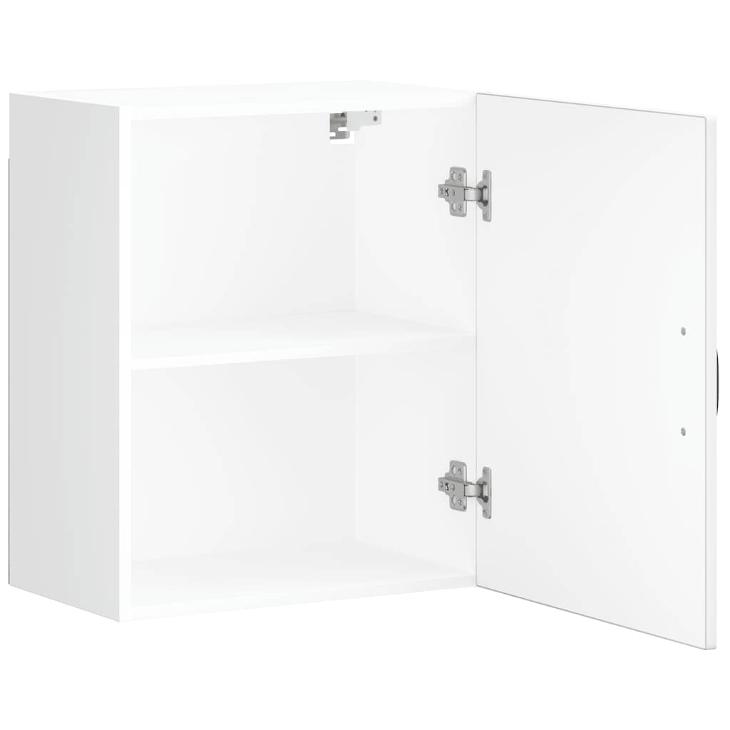 Kitchen Wall Cabinets 2 pcs Lucca White Wood Based Material