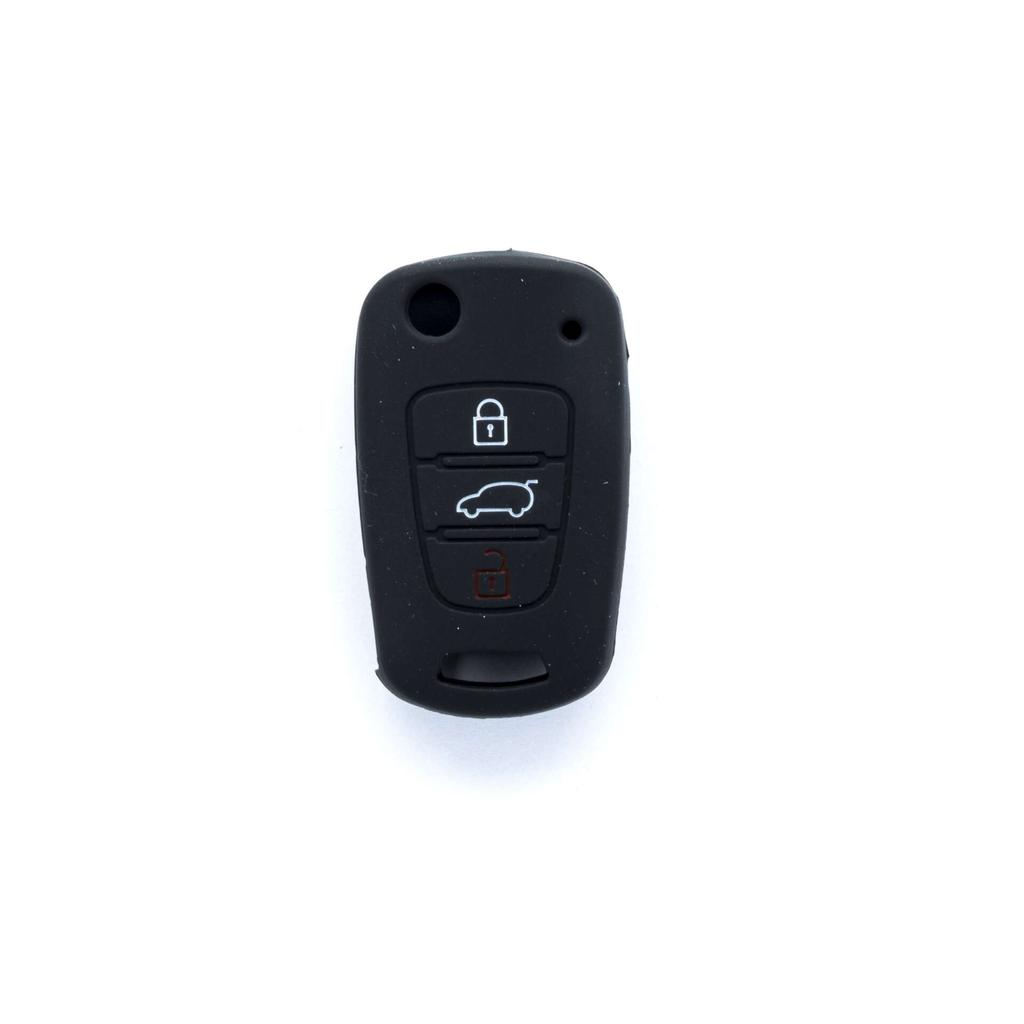 Black Silicone Key Case Hyundai Kia Epkc56