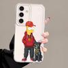 Мультяшный Чехол The S-simpsons для Samsung Galaxy A25 A51 A33 A52 A26 A24 A52 A31 A14 A16 A54 A15 A55 A23 A34 A35 A36