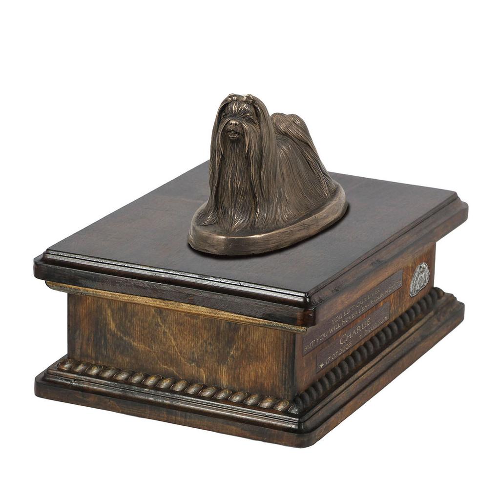 Shih Tzu, Chrysanthemum Dog – Urn for dog ashes, personalized urn with a statue | Art-Dog