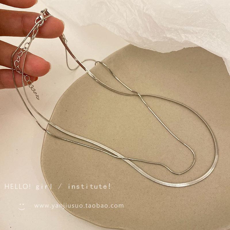 Япония и Южная Корея Простая жемчужная цепочка Женская легкая роскошь Модный дизайн Нишевый дизайн Темперамент Универсальная цепочка