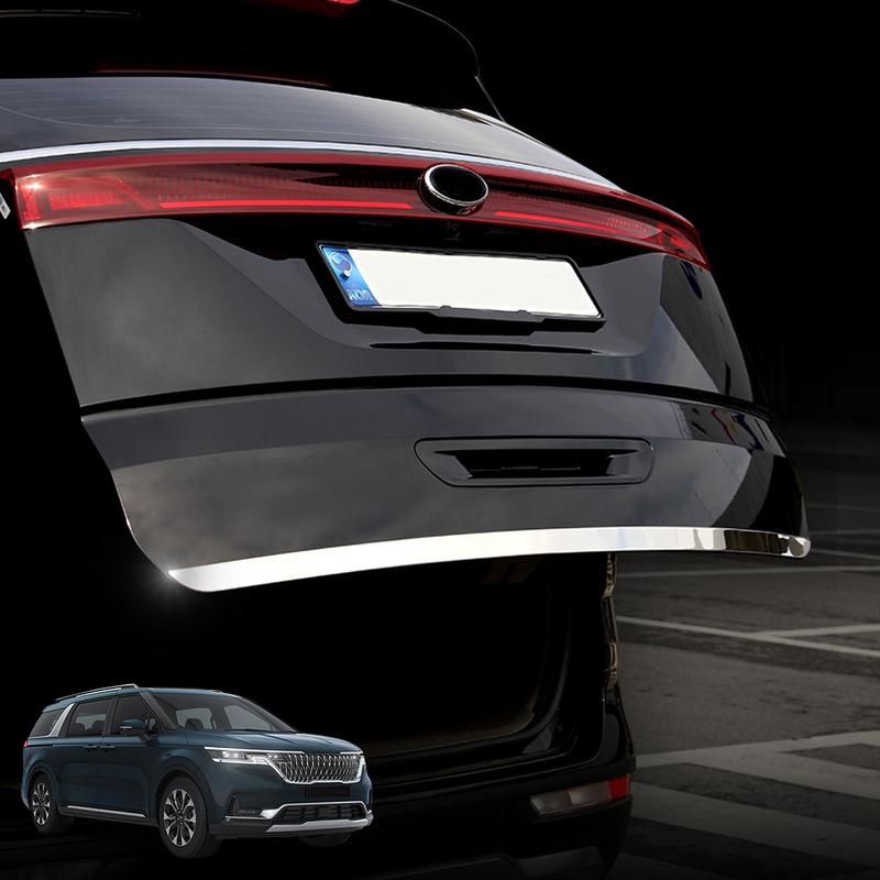 For KIA Carnival -2026 Auto Silver Stainless Steel Tailgate Decorative Strip Accessories