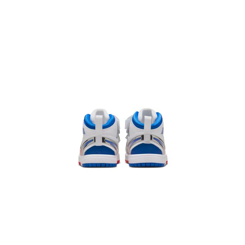 Air Jordan 1 Mid RM EasyOn TD Белый Гоночный Синий Сиренево-Красный FQ1283-100