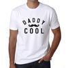 Men’s Vintage Tee Shirt Graphic T Shirt Daddy Cool White