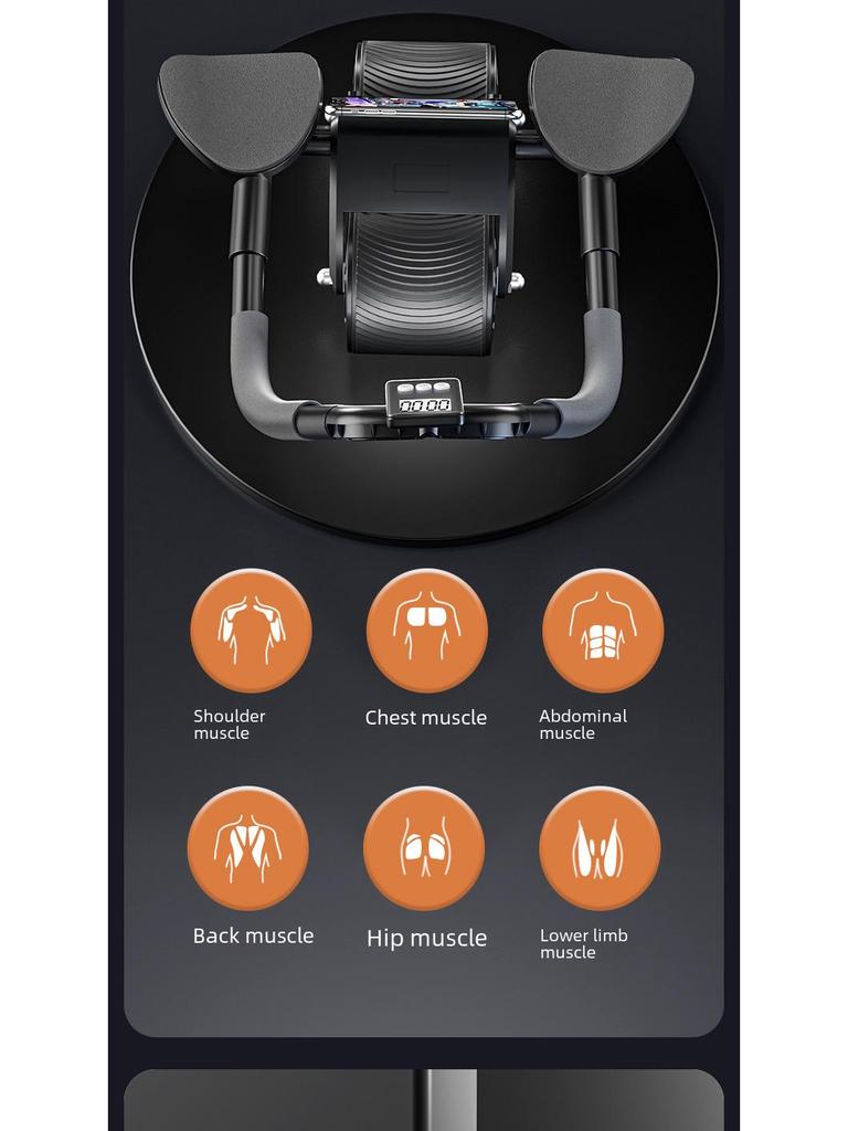 Automatic Rebound Abdominal Wheel Roller for Home Fitness