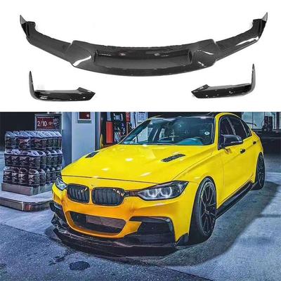 BMW 3 серии F30/F35 (2012-2018) Передний сплиттер Ветровой нож MAD Long Спортивная версия
