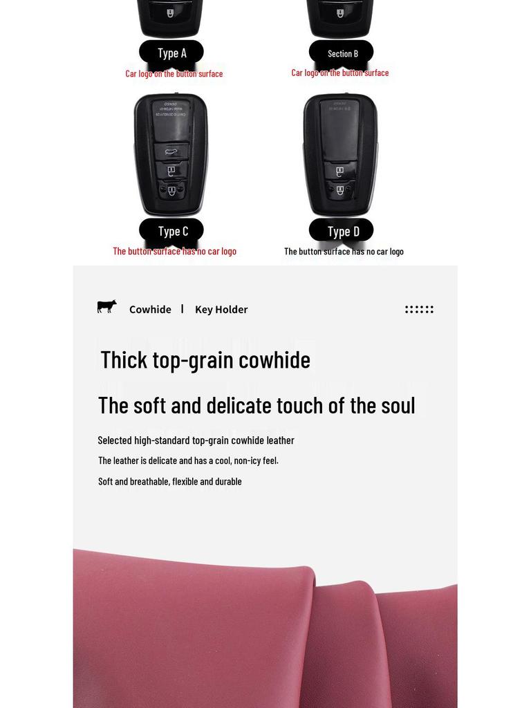 Compatible Key Cover for Toyota: Corolla, RAV4, Camry, Levin, Rongfang, Highlander, Asia Dragon