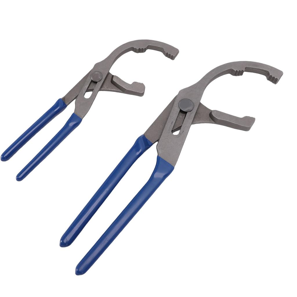 2PCS Oil Filter Wrench Set 9in 12in   Oil Filter Pliers Set for Cars Trucks Engine Filters