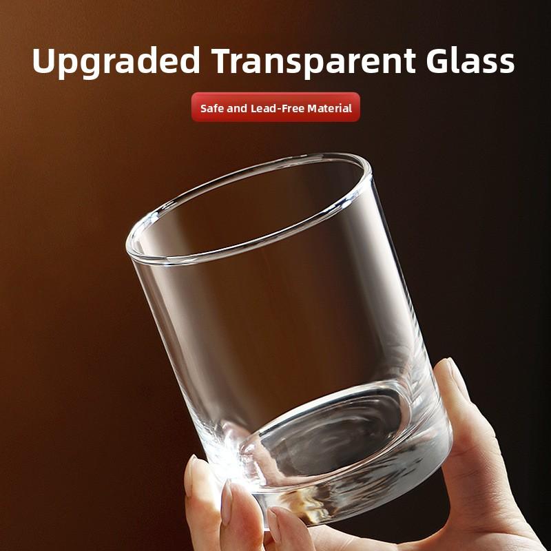 High Temperature Resistant Glass Cup Set for Home Use Guest Drinking Tea Juice Beer White Wine Cup New Model Transparent roun...