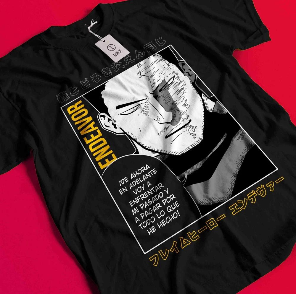 Endeavor Tshirt My Hero Academia Tshirt Enji Todoroki Shirt Midoriya Deku Mha
