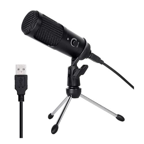 MICVISTA USB Microphone ? Metal Condenser Recording ? Microphone Tripod ? For Laptop Mac or Windows ? Cardioid Studio Recording Vocals, Voice-Overs, S