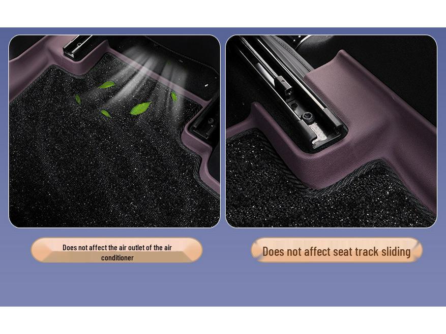 Compatible with 25-26 Leapmotor C10 Models: TPE Floor Mat & Trunk Mat, Dirt-Resistant, Wear-Resistant, Original Car Color Coverage.