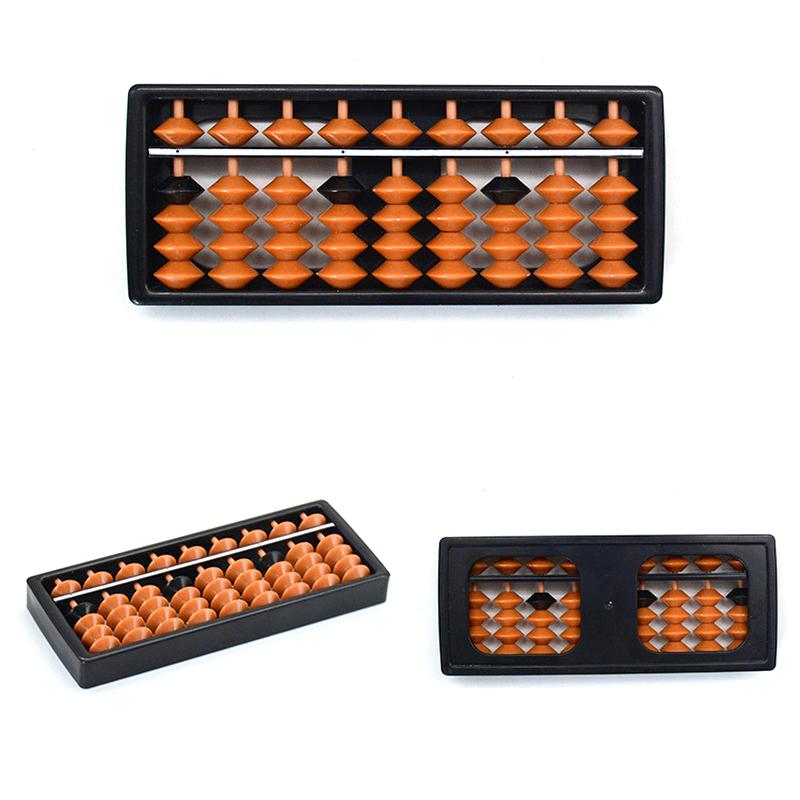 7/9/11/13/15/17 Digit Rods Standard Abacus Brown Bead Soroban Calculator Counting Tool Mathematics Beginners Caculating Toys
