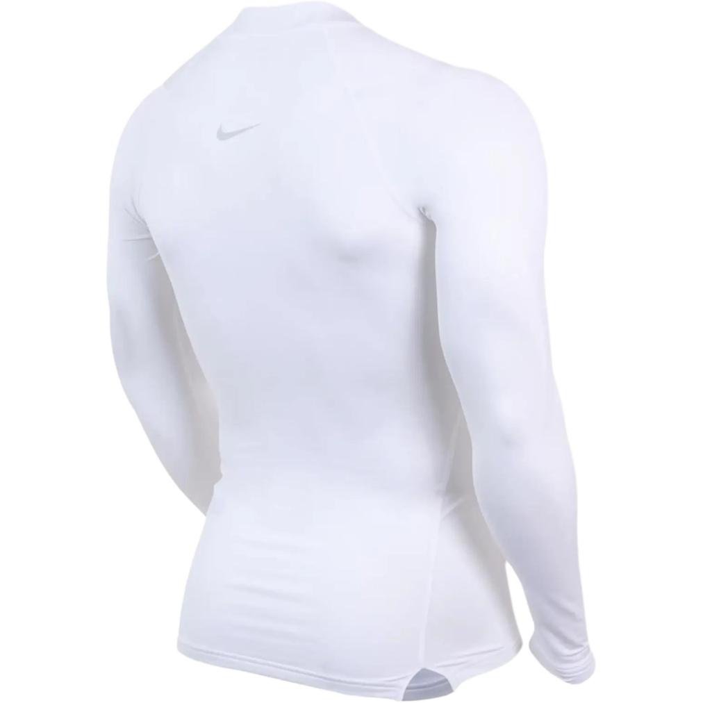 Nike Мужская футболка Pro Mock LS Белая 927213-100