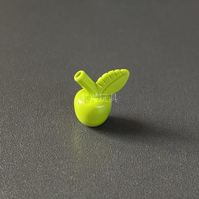 Аксессуары MOC для конструктора из мелких частиц, совместимые с деталями 33051, миниатюрная еда, фрукты, красное яблоко, зеленое яблоко