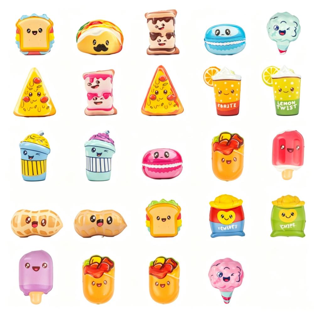 12pcs/set Slow Rebound Penguin Squeeze Toys Slow Rising Mushroom Squishy Toy Carnival Goodie Bag