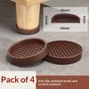 4Pcs Silicone Non‑Slip Furniture Feet Pads Quiet Anti‑Slip Floor Protector for Bed Leg Table Sofa Chair Anti‑Slip Stopper