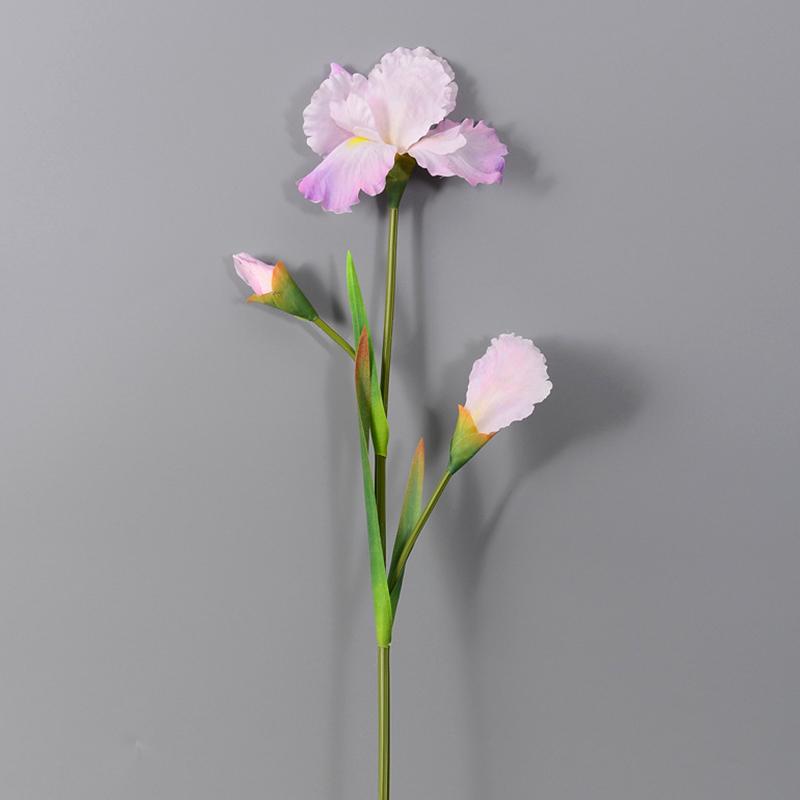1pc Living Room Spring Decor Home Table Artificial Iris Flower Wedding Wedding Dress