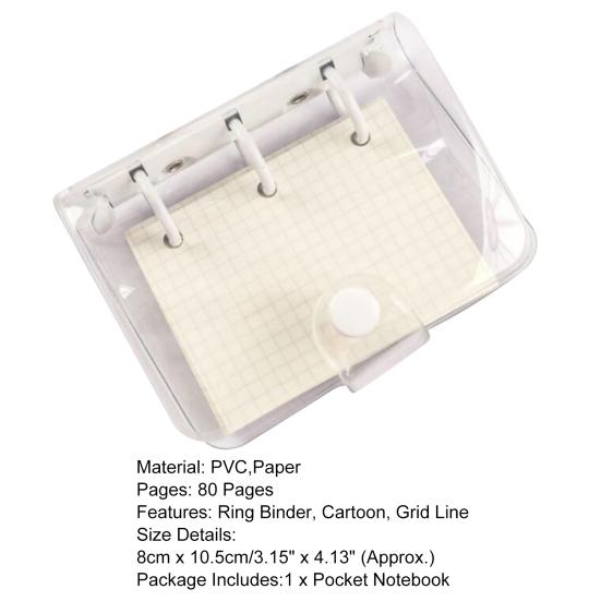 Журнал, модная мягкая бумага, портативный дневник-планировщик, переплет на кольцах, дорожный блокнот, дневник-планировщик для студентов