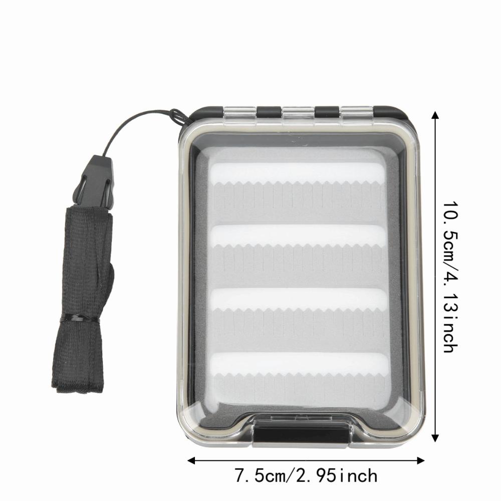 Slim Fly Lures Box ABS Fly Fishing Hook Box Portable Fly Box for Fly Fishing Enthusiasts