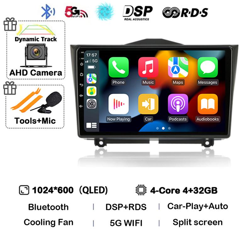 Android 14 Carplay Автомагнитола для LADA BA3 Granta Cross 2018 2019 GPS Навигация Мультимедиа Видео Плеер Стерео 2 Din DVD 4G