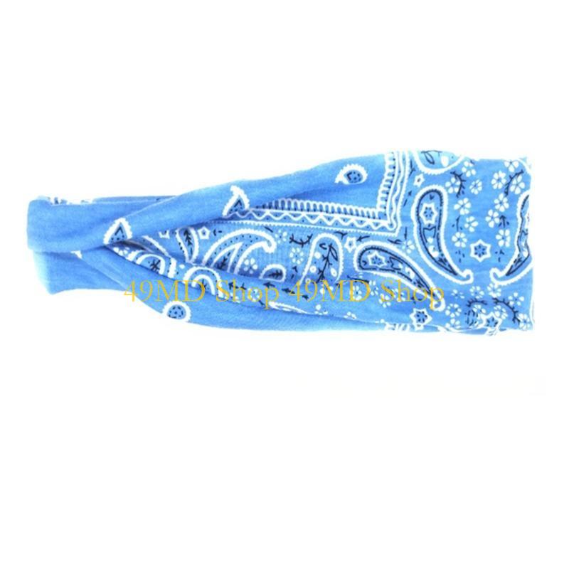 49MD Trendy Wide Headband Sweatband Suitable for Hair Styling and Fashion Statements for Men, Women, Children Hair Accessory