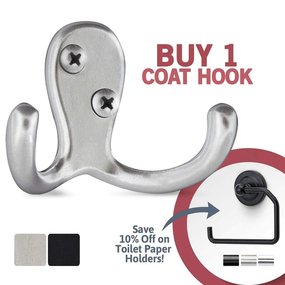 Screws Bags Hanging Towel Hat Wall Mounted Wall Hook Coat Hook Cloth Hanger Robe Hook Home Hardware