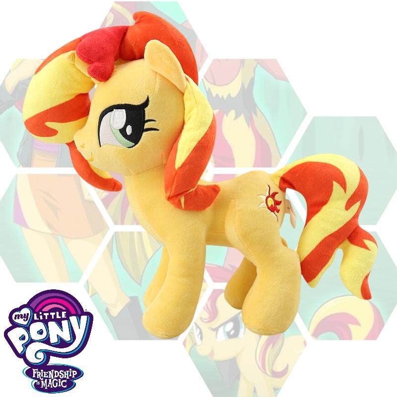 Очаровательная плюшевая кукла-единорог Радуга My Little Pony, мягкая и приятная на ощупь игрушка для девочек