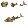 Миниатюры акул-скатов, латунный декор для стола, многофункциональная скульптура морского животного, мини-фигурка