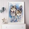 Diamond Embroidery Sale Wolf Animal 5d Diamond Painting Full Round Rhinestone Picture Craft Kit