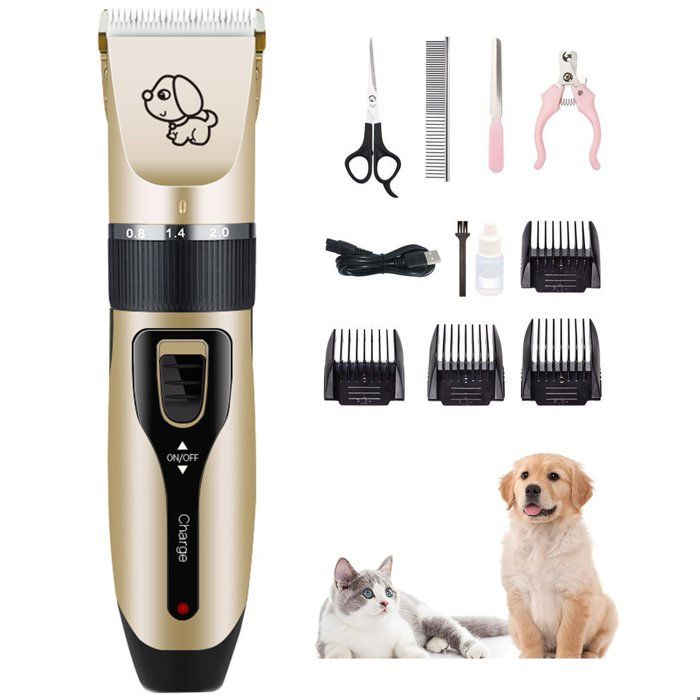Tondeuse pour chiens professionnelle - YULINLAND - Sans fil - Étanche - Facile à nettoyer
