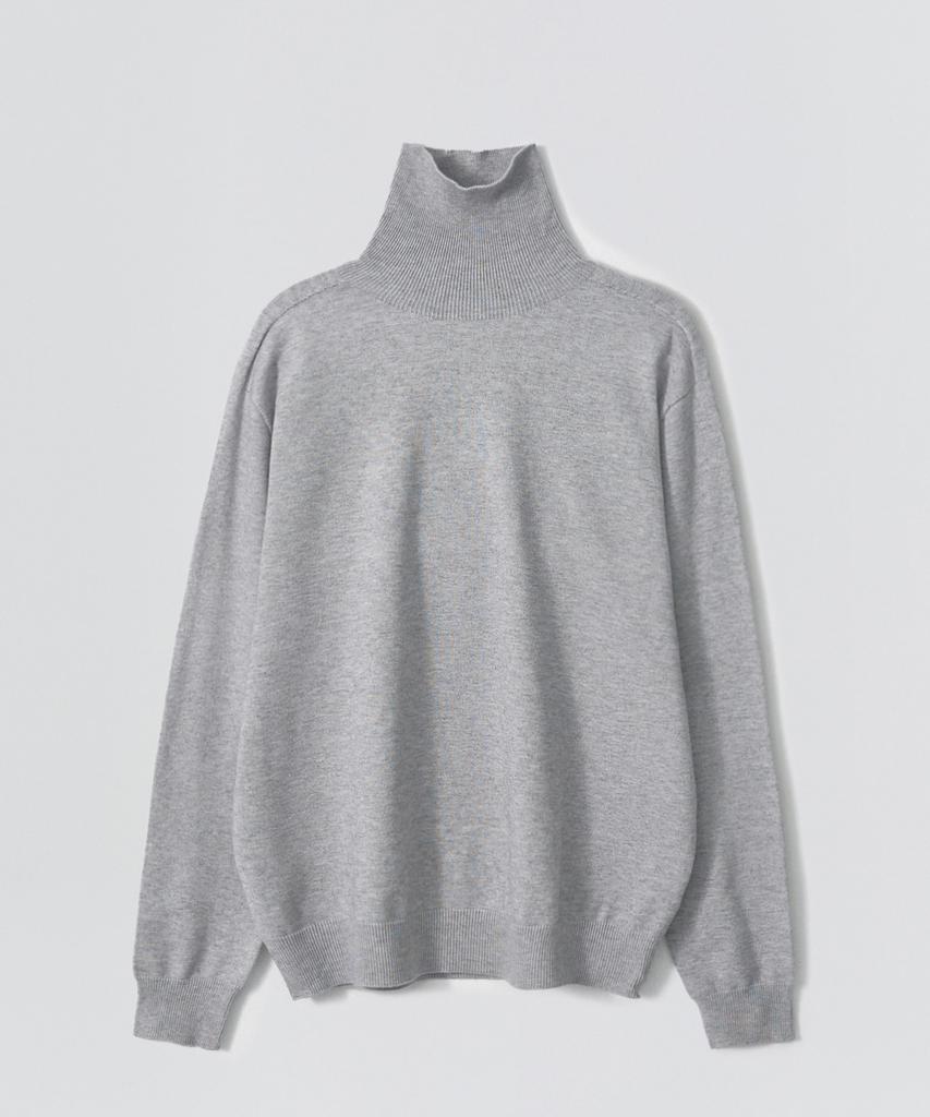 EZIO Seamless Turtle Knit_Melange Gray