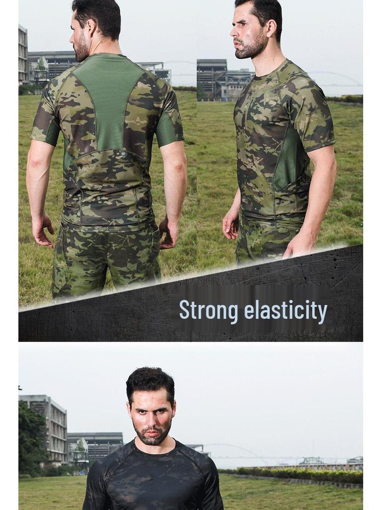 Футболка WARCHIEF быстросохнущая камуфляжная с коротким рукавом для активного отдыха