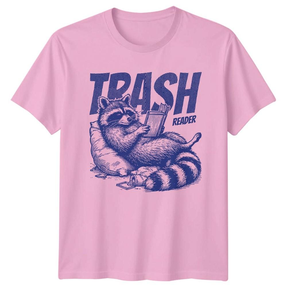 Trash Reader TShirt Raccoon Humor Wildlife Birthday Gift For Him