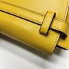 [Pre-Owned] Gate Mini Yellow Leather Waist Bag Chest Bag Gold Hardware - Very Good #3GEFBK