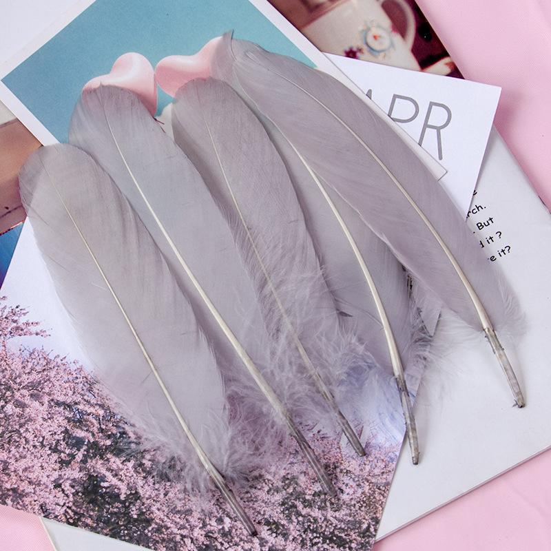 50Pcs15-20Cm Natural Goose Feather Multicolor Handicraft Dream Catcher Swan Feather Family Party Jewelry Decoration