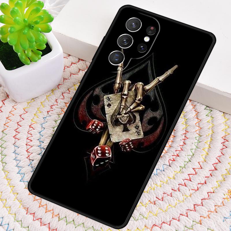 Чехол для телефона в стиле сюрреалистического искусства Покер Для Samsung Galaxy note 10 pro S26 S25 S24 S23 S22 Ultra Plus S21 FE S20 Ударопрочный чехол