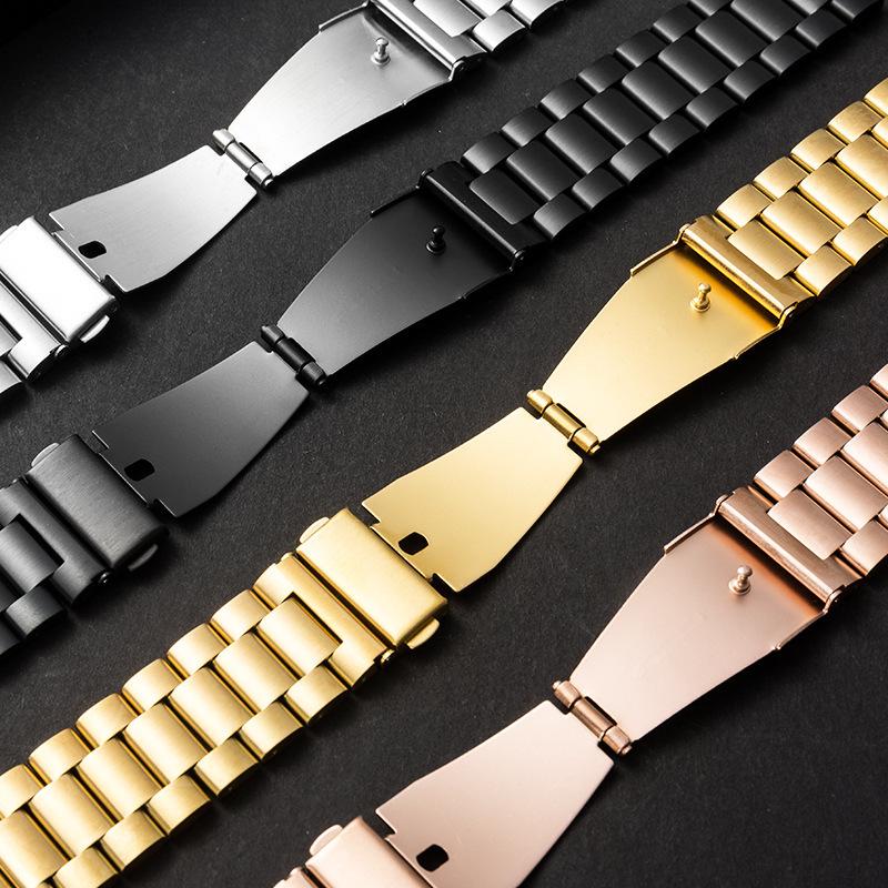 Совместимый трехзвеньевой браслет из нержавеющей стали для Apple iWatch S10/S9 и Huawei GT6