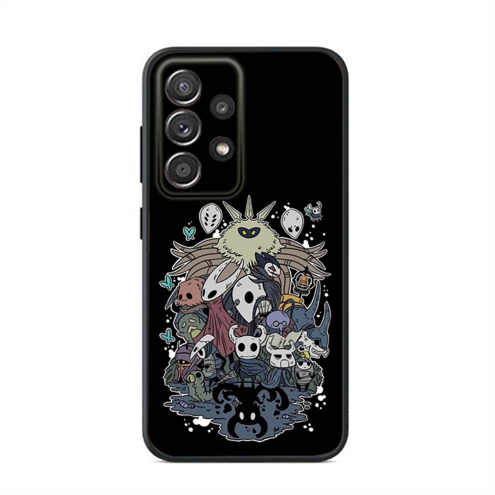 Чехол для телефона Game The H-Hollow K-Knight для Samsung S25,24,23,22,21,20,Ultra,10,10E,Plus Note20 Черный Чехол