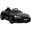 Children's Electric Car, with Safety Belt, Remote Control, Lights, Black, 103 X 58 X 41cm