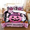 Happy Halloween Bedding Set 3D Digital Printing Pumpkin Ghost 2-3 Piece Set (No Core) for Bedroom Duvet Cover Set Gift For Kids