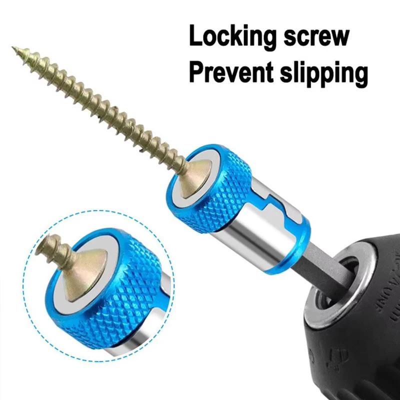 Universal Magnetic Ring Alloy Screwdriver Bit Anti-corrosion Strong Magnetizer Drill Bit Magnetic Tool