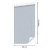 Wallpaper Geometric pattern light gray, background light gray 50x1000