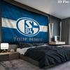 FC Schalke 04 Custom Name Wall Tapestry Aesthetic Wall Hanging Printed Fabric Blanket Decorative Tapestries for Bedroom Living Room Home Decor